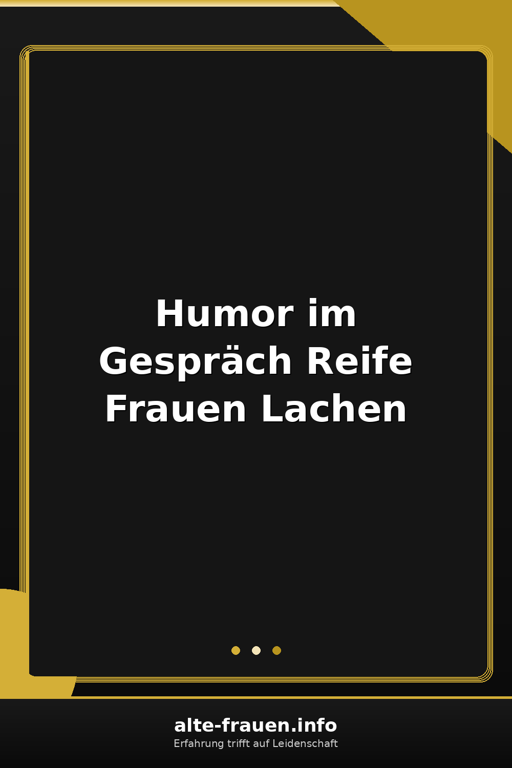 Lachende reife Frau im angeregten Gespräch