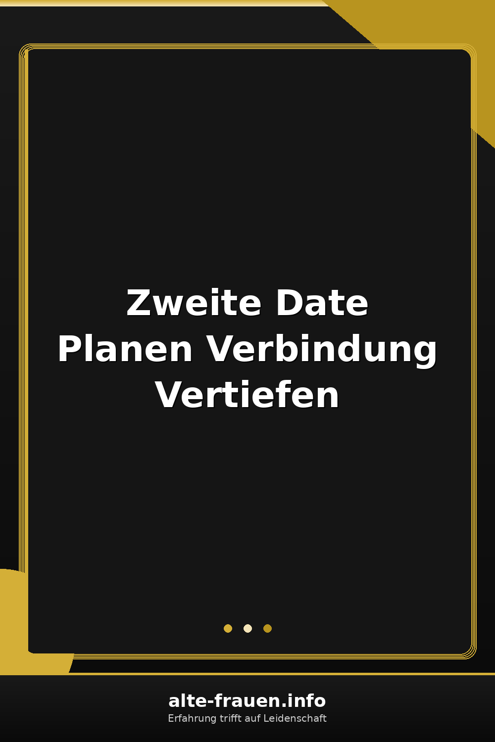 Romantisches zweites Date mit reifer Frau
